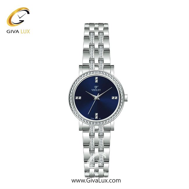 ساعت مچی اورجینال زنانه ویولت VIOLET نقره ای | نقره ای| سرمه ای| کد رفرنس 0583